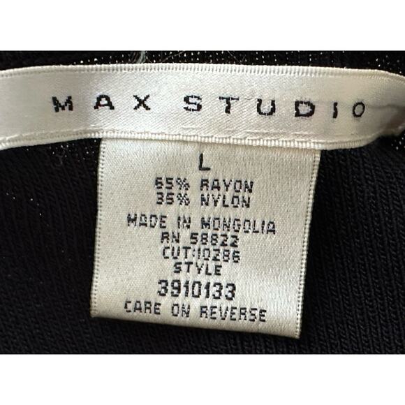 Studio Max Women’s Knit Two-Piece Dress & Sweater Black Size (L) - Picture 11 of 16